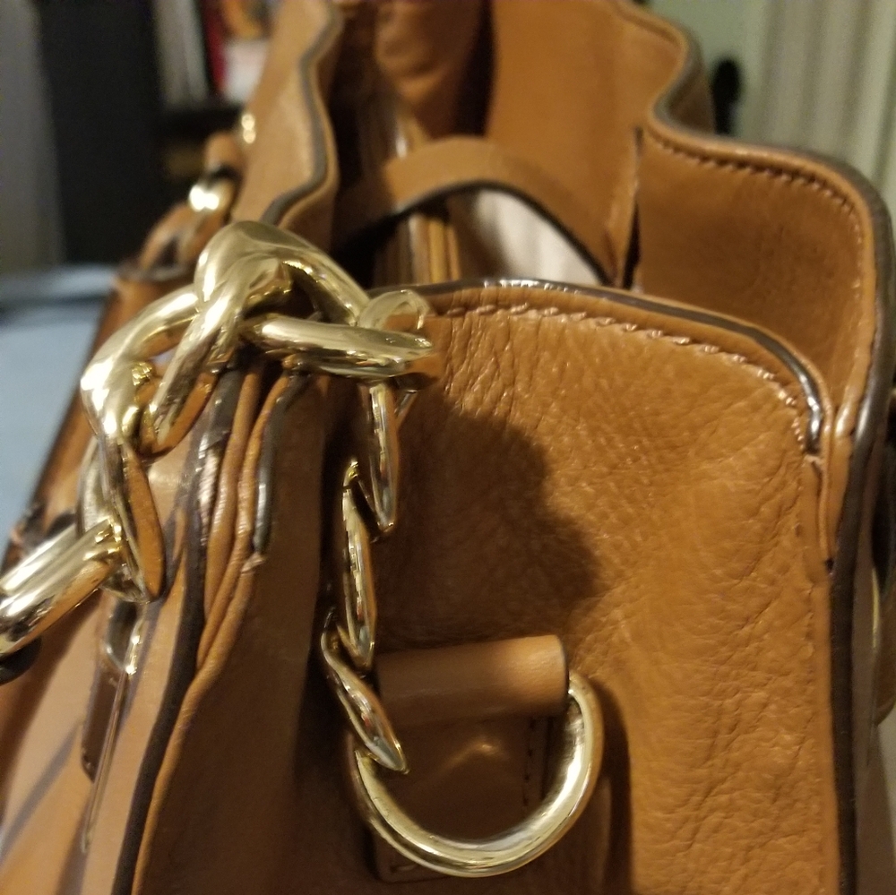 EUC Vintage Michael Kors Pebbled Leather Hamilton Satchel - Picture 7 of 16